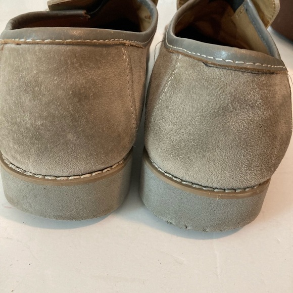 HUSH PUPPIES Men's Grey Suede Reminisce Penny Loafer Style Size US 8.5 GUC - Picture 6 of 16